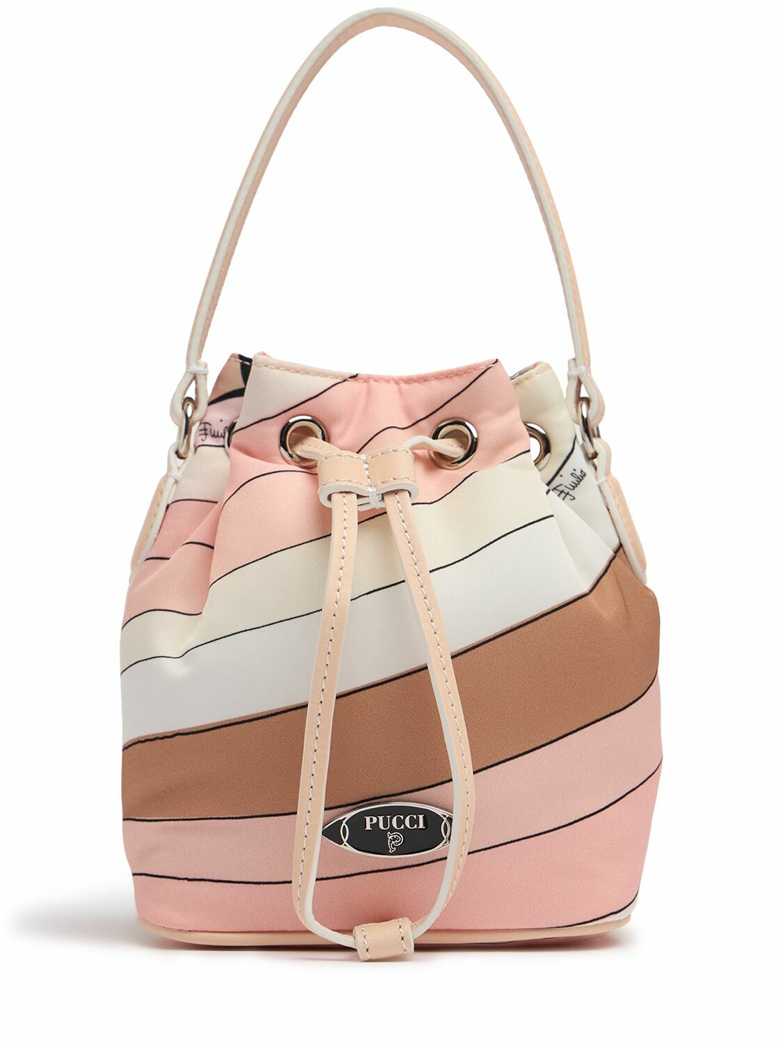 【PUCCI】 Puccina straw basket bag Puccina straw basket bag in neutrals - Pucci | Mytheresa