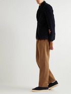 Massimo Alba - Straight-Leg Pleated Cotton and Wool-Blend Gabardine Trousers - Brown