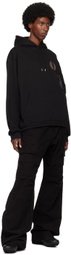 JiyongKim Black Sun-Bleached Fishtail Hoodie