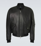 Dolce&Gabbana Leather bomber jacket