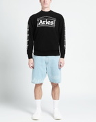 Aries Mens Sweatshirt in Black
