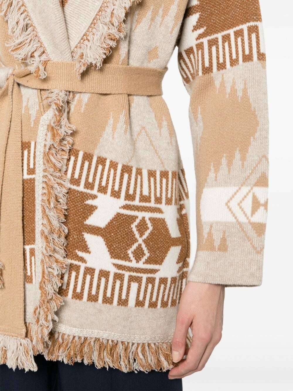 ALANUI - Icon Cashmere And Linen Blend Cardigan Alanui