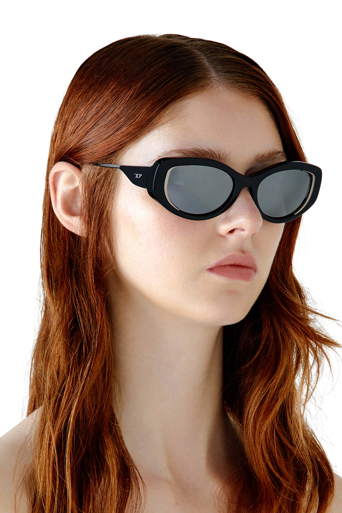 Diesel Cat-eye style sunglasses - Sunglasses - Unisex - Black Diesel