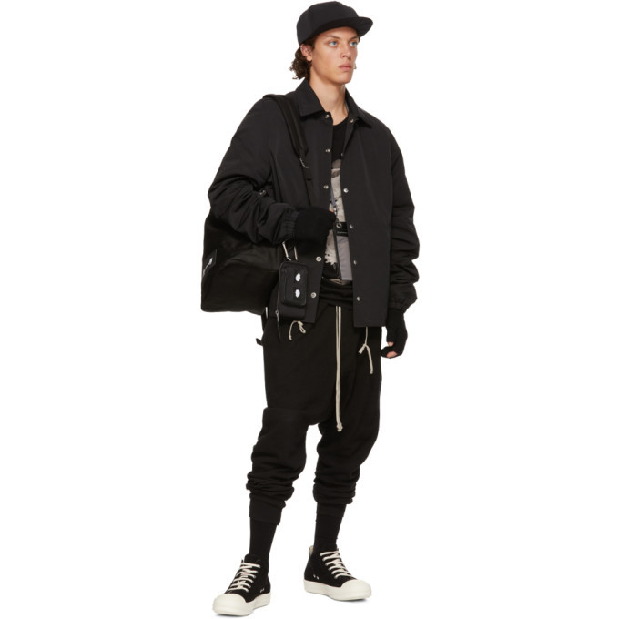 Rick Owens Drkshdw Black Flat Clip-On Pocket Pouch Rick Owens Drkshdw