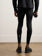 ON - Stretch Recycled-Jersey Running Tights - Black