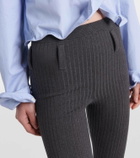 Prada Ribbed-knit cotton-blend tights