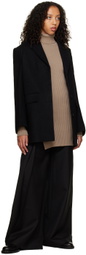 Olēnich Black Notched Coat