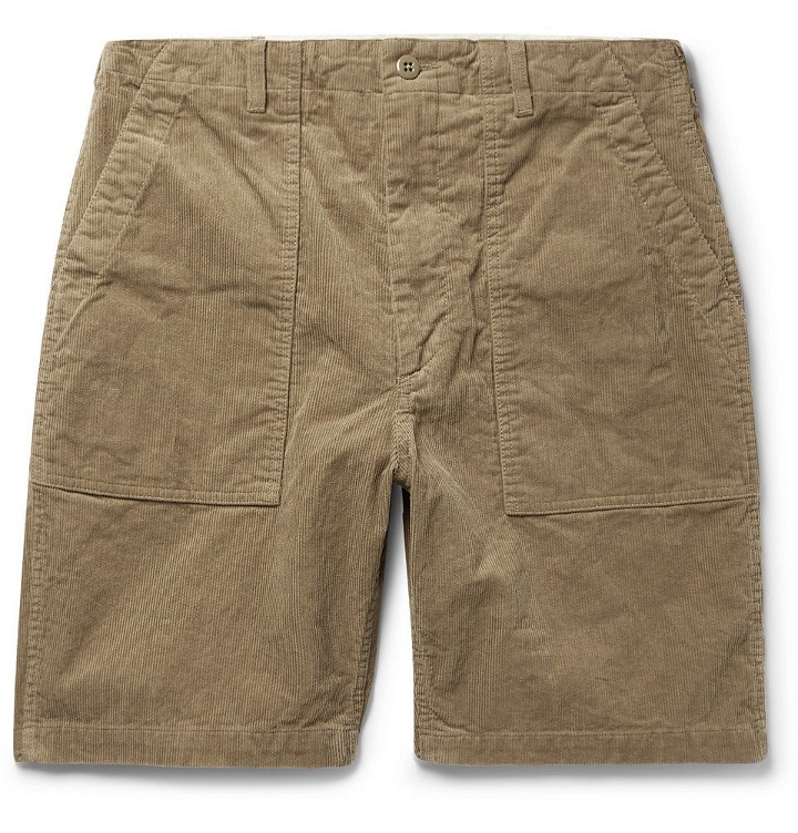 Photo: Engineered Garments - Cotton-Corduroy Shorts - Sand
