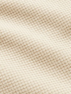 Loro Piana Kids - Waffle-Knit Virgin Wool Zip-Up Hoodie - Neutrals