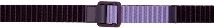 Photo: Homme Plissé Issey Miyake Purple & Brown Pleats Reversible Belt