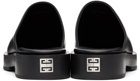 Givenchy Black Squared Open Loafers
