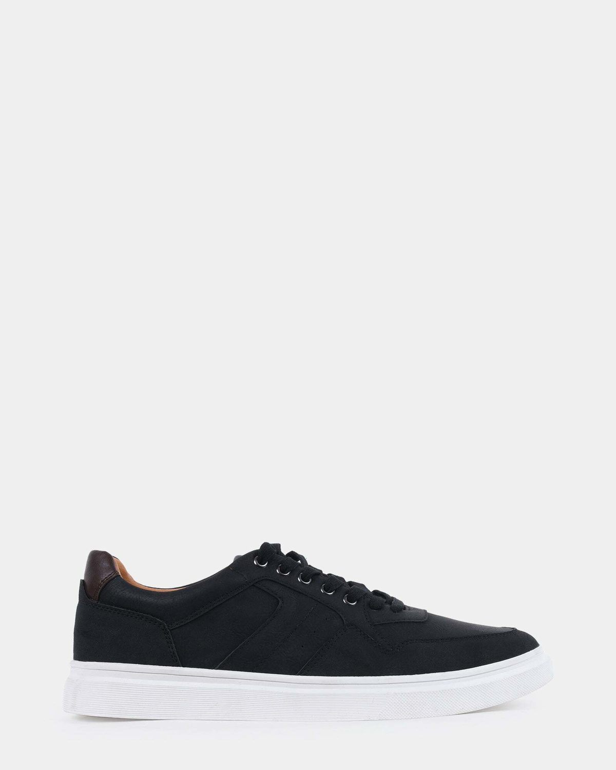 Steve Madden Scenario Sneakers in Black Nubuck