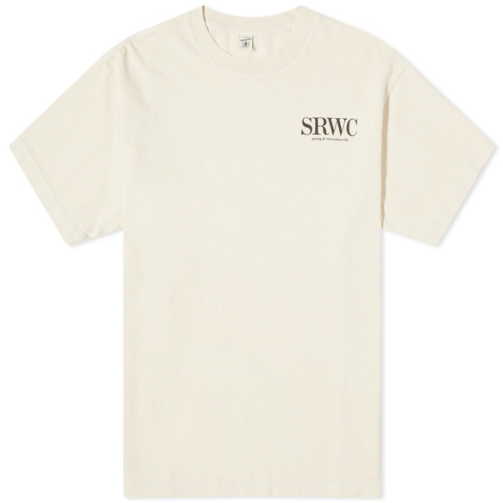 Photo: Sporty & Rich Upper East Side T-Shirt in Cream