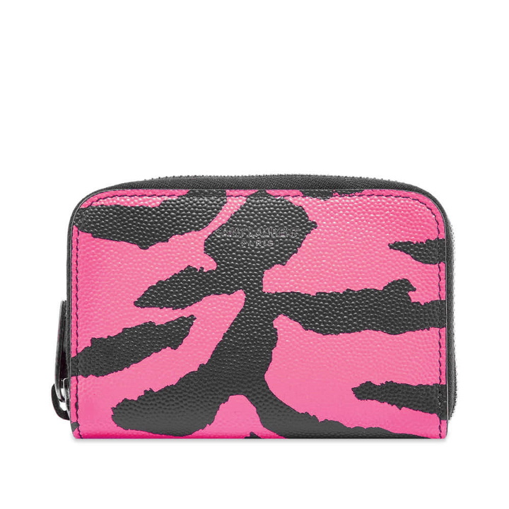 Photo: Saint Laurent Zebra Zip Coin Wallet