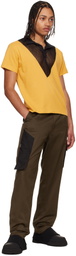 Olly Shinder Black & Yellow V Hybrid Polo