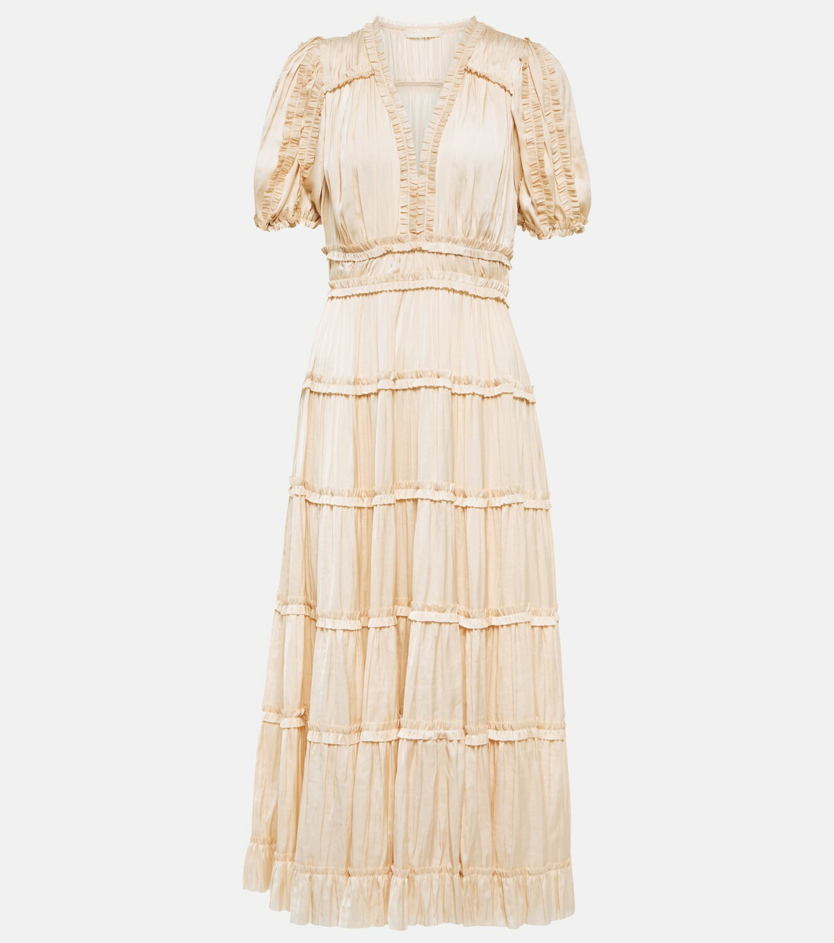 Ulla Johnson Rose pliss midi dress Ulla Johnson
