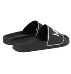 McQ Alexander McQueen - Infinity Logo-Print Rubber Slides - Black