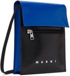 Marni Black & Blue Tribeca Messenger Bag