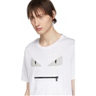 Fendi White Bag Bugs Pocket T-Shirt