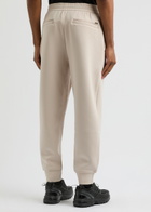 Emporio Armani Stretch-jersey Sweatpants Ecru
