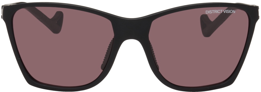 Unisex District Vision Keiichi Standard Sunglasses - Black