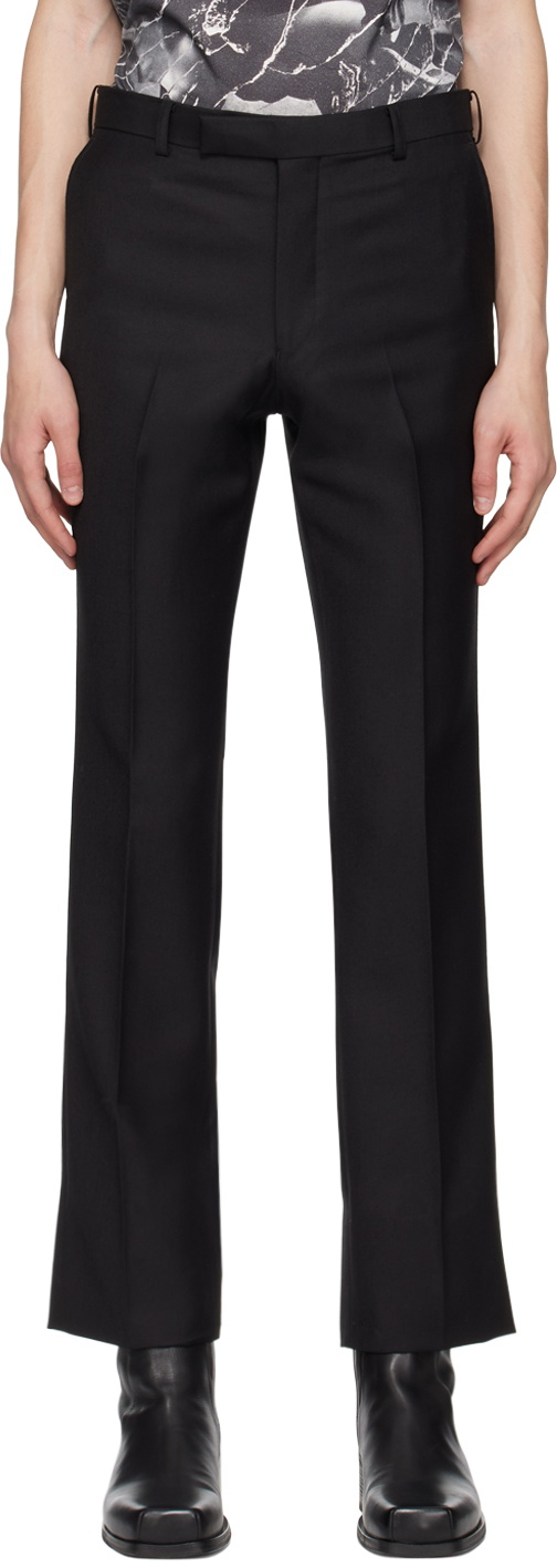 Johnlawrencesullivan Black Straight Trousers Johnlawrencesullivan