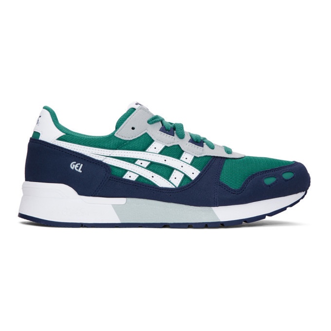 Photo: Asics Green and White Gel-Lyte Sneakers