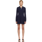 Sandy Liang Navy Chupa Minidress