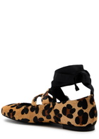 Alohas Thekla Leopard-print Calf-hair Ballet Flats