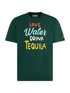 MC2 Saint Barth Man Heavy Cotton T-shirt With Tequila Print