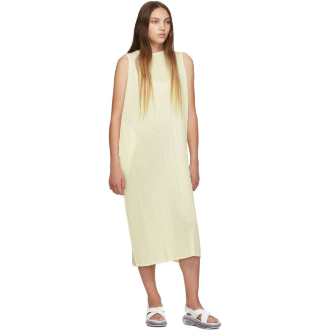 Pleated 2024 tank dress