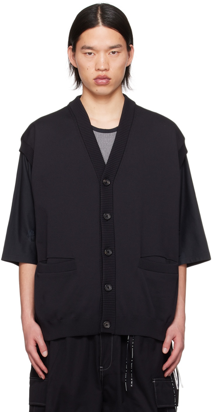 Photo: mastermind JAPAN Black Intarsia Vest