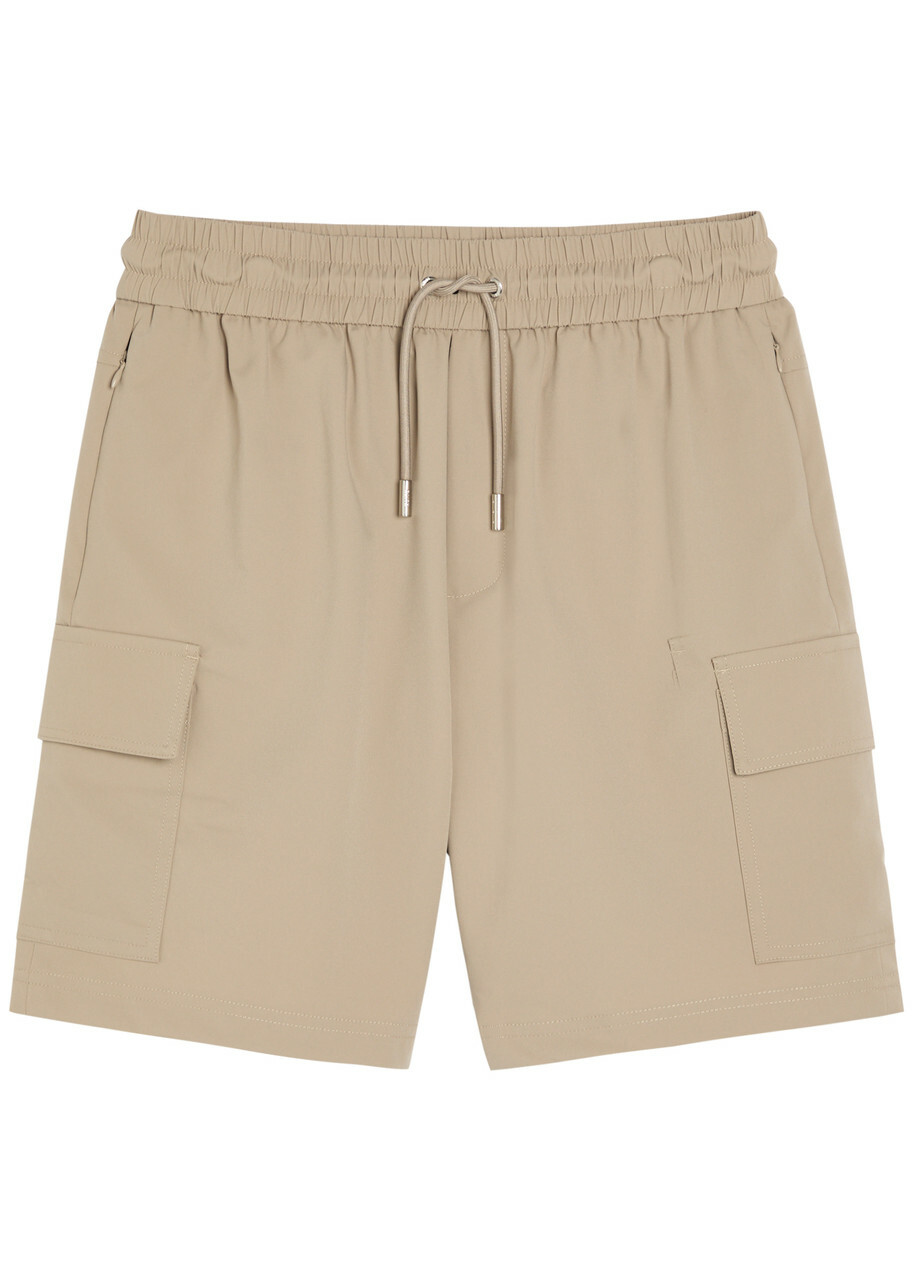 Raith Milo Stretch-jersey Cargo Shorts Beige