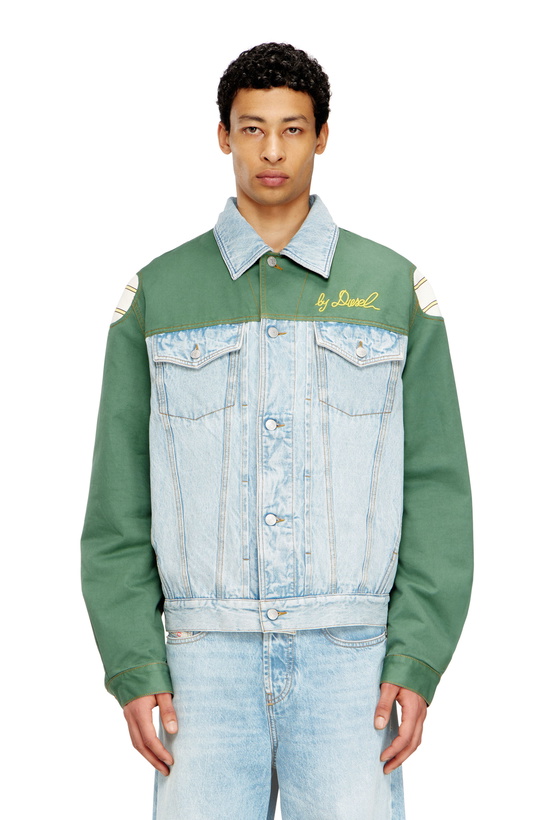 Photo: Diesel Denim jacket with cotton insert - Jackets - Unisex - Multicolor