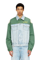 Diesel Denim jacket with cotton insert - Jackets - Unisex - Multicolor