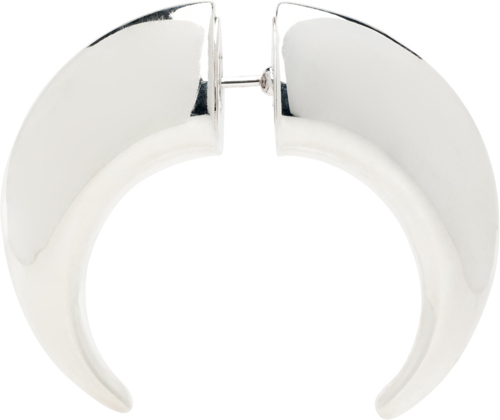 Photo: Marine Serre Silver Regenerated Tin Single Earring