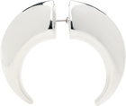 Marine Serre Silver Regenerated Tin Single Earring