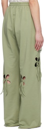 J.Kim Green Petal Lounge Pants