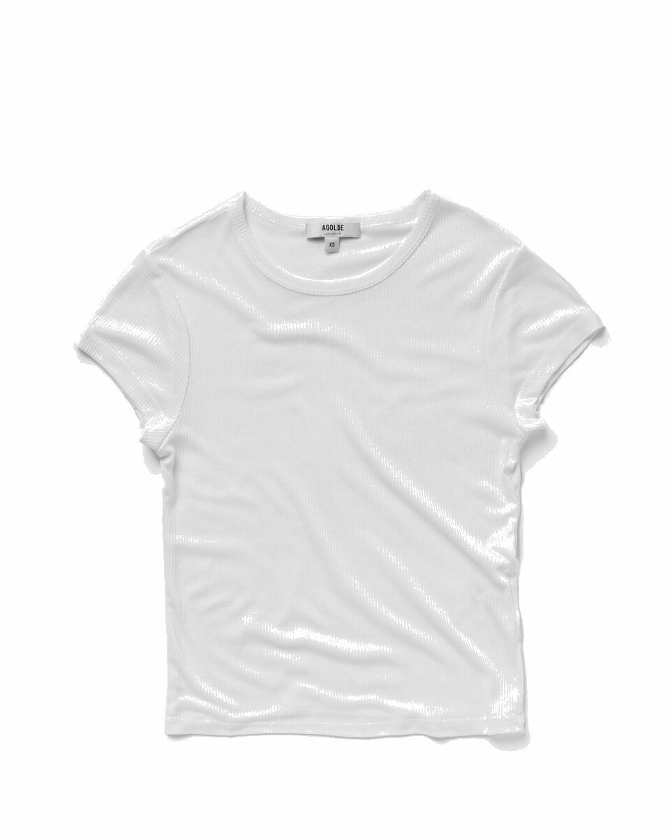 Photo: Agolde Wmns Rena Tee White - Womens - Shortsleeves