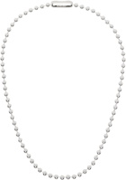 AMBUSH Silver Ball Chain Necklace