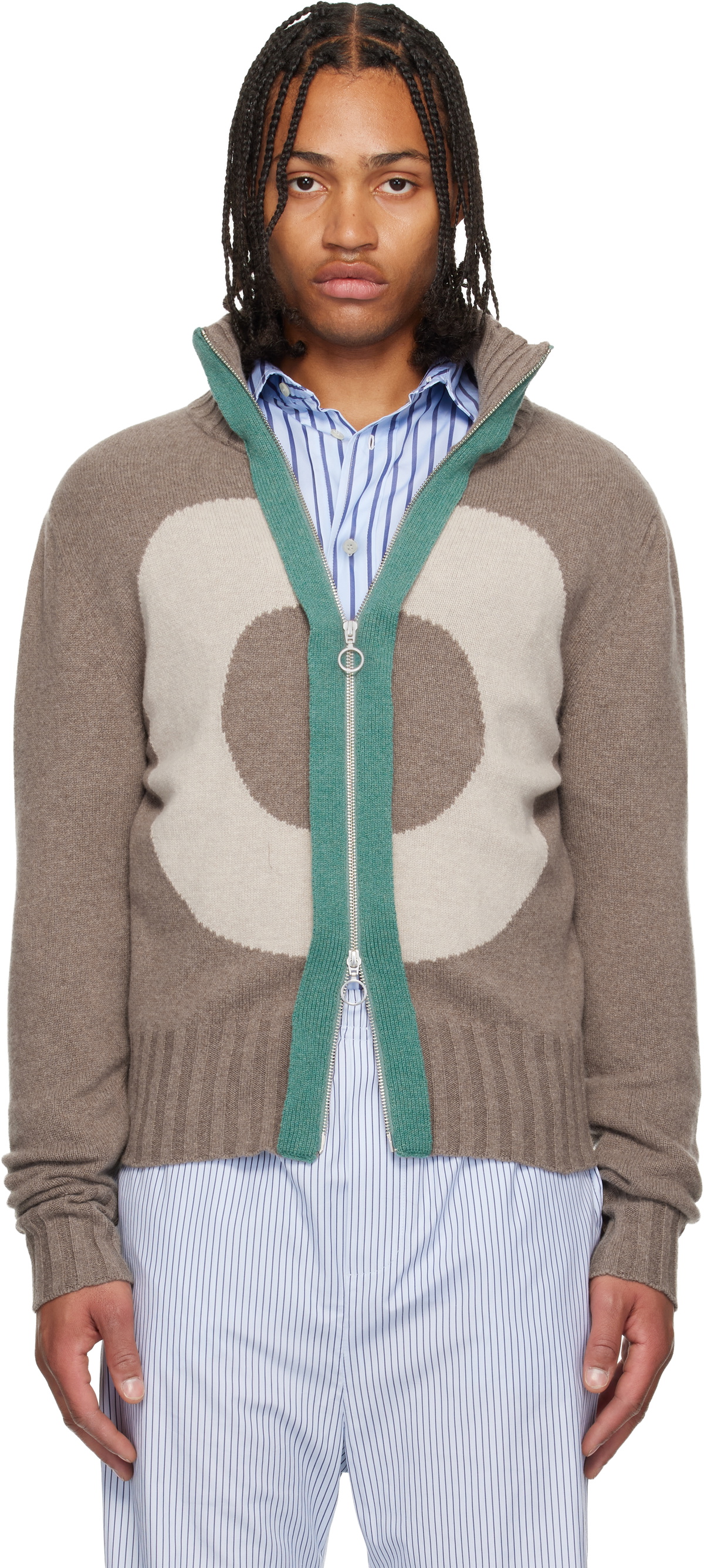 Edward Cuming Brown Vortex Window Jacket