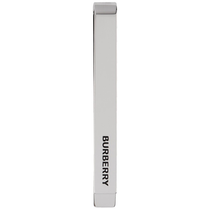 Photo: Burberry Silver Engraved Tie Bar