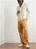 Polo Ralph Lauren - Shawl-Collar Cable-Knit Cashmere Cardigan - Neutrals