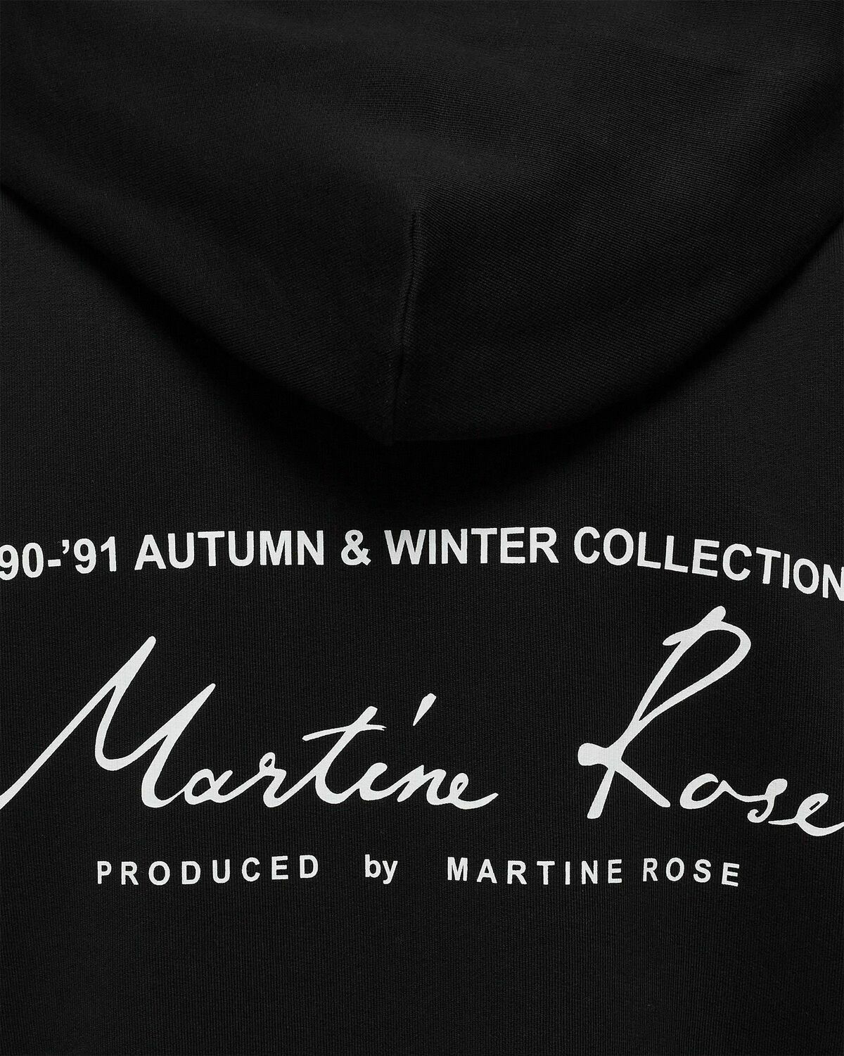 Martine Rose Classic Hoodie Black - Mens - Hoodies Martine Rose