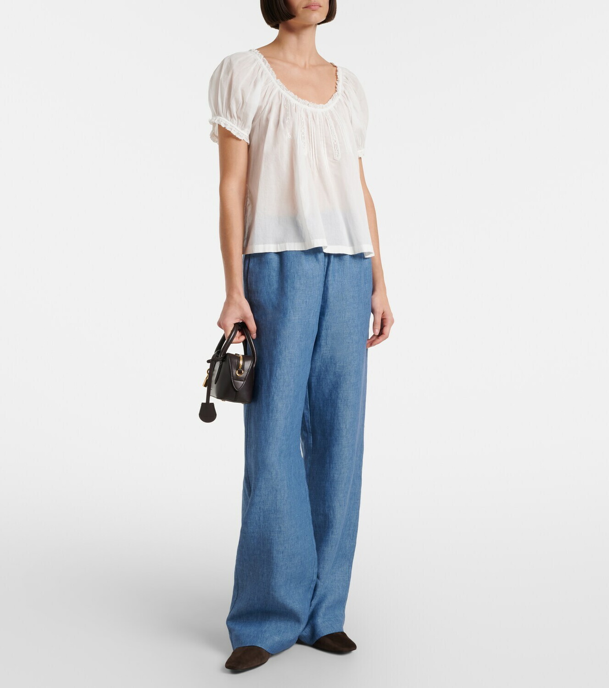 Dôen Frederica cotton voile top