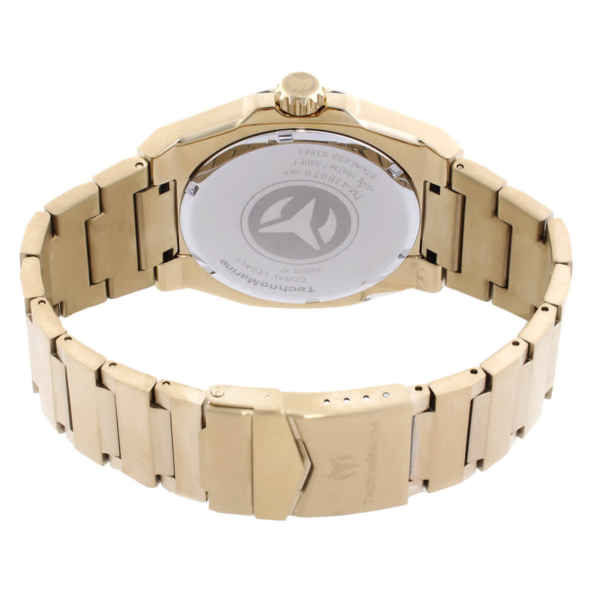 TechnoMarine Coral Quartz Black Dial Mens Watch TM-416078