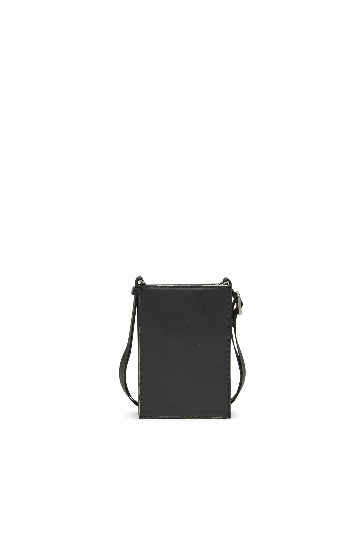 Diesel Dsl 3D - Bag with embossed logo - Crossbody Bags - Unisex - Black
