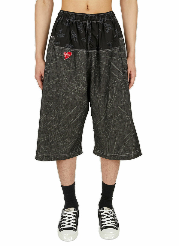 Photo: Vivienne Westwood - Cropped Kung Fu Shorts in Black