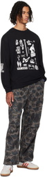 DEVÁ STATES Black Arbitrary Long Sleeve T-Shirt
