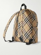 Burberry - Checked Coated-Canvas Backpack
